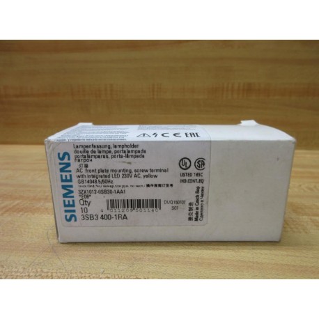 Siemens 3SB3400-1RA Lamp Module EMPTY BOX ONLY!