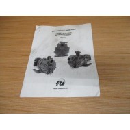 Finish Thompson 107404 Self-Priming Pumps Manual SP1115 Series - Used