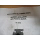 Finish Thompson 107404 Self-Priming Pumps Manual SP1115 Series - Used