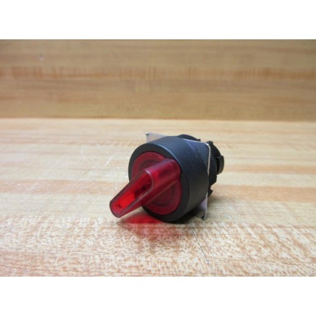Omron A22NZ-2BM-TRA Illuminated Selector Switch Head Red - New No Box