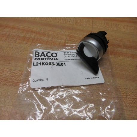 Baco L21KQ03-3E01 Selector Switch Head L21KQ033E01