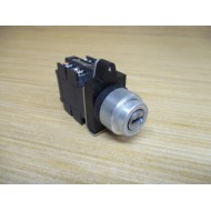 Fuji Electric AK22-1M4201JB Keyed Selector Switch AK221M4201JB WO Key - Used
