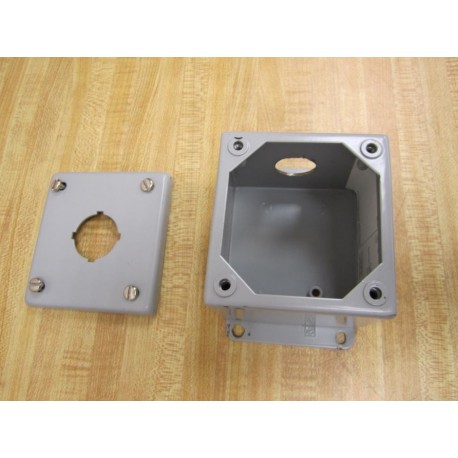 Hoffman E-1PB Pushbutton Enclosure E1PB - Used