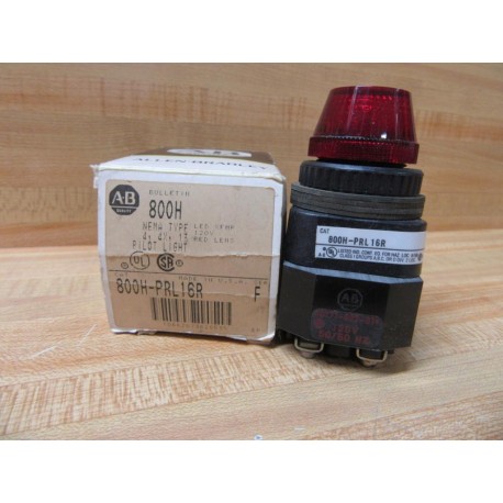 Allen Bradley 800H-PRL16R Pilot Light 800HPRL16R Red