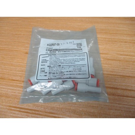 SMC KQ2R07-09 One-Touch Reducer Fitting 14" Tube x 516" (Pack of 10)