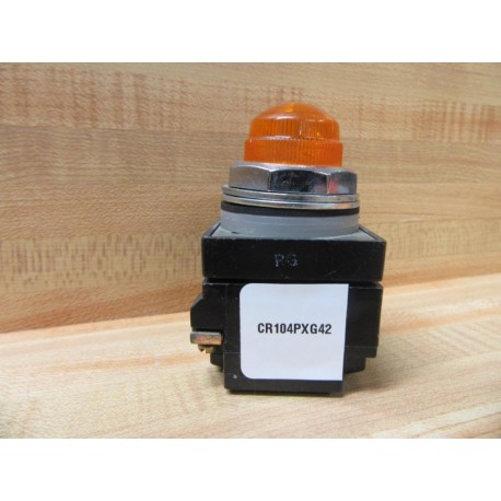 GE General Electric CR104PXG42 Transformer Light Socket Amber  CR104PXG42A - New No Box