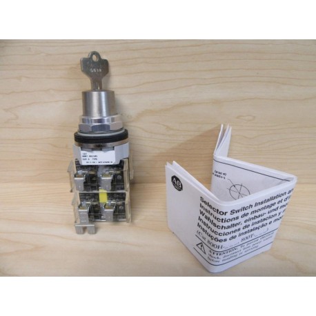 Allen Bradley 800T-NX1505 Selector Switch - New No Box