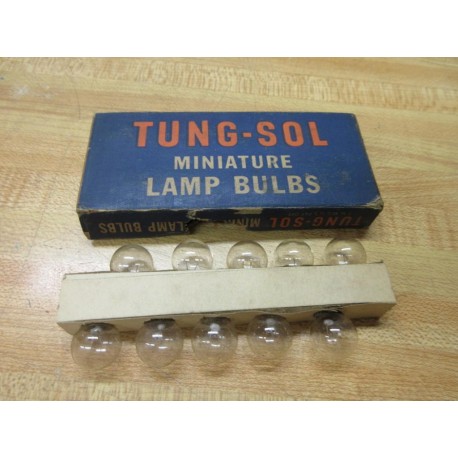 Tung-Sol TS55 Miniature Lamp, Light Bulb 55 (Pack of 10)