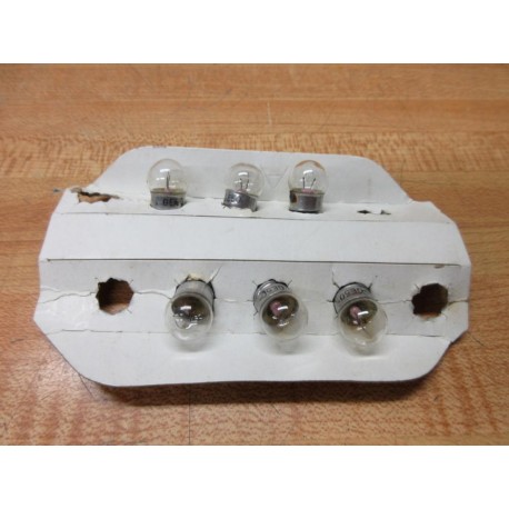 General Electric GE-50 Miniature Lamp, Light Bulb 50 (Pack of 6) - New No Box