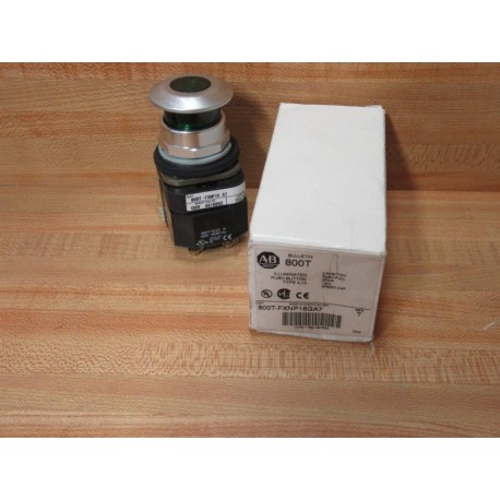 Allen Bradley 800T-FXNP16GA7 Green Button Ser. T