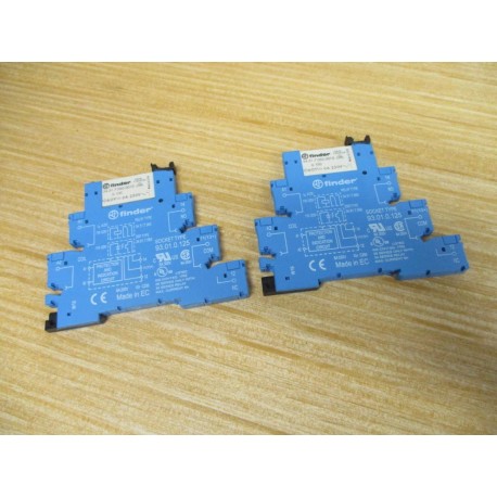 Finder 93.01.0.125 Relay Socket 93010125 W Relay (Pack of 2) - New No Box