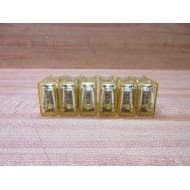 IDEC RH1B-U AC120V Relay RHIBUAC120V (Pack of 6) - New No Box
