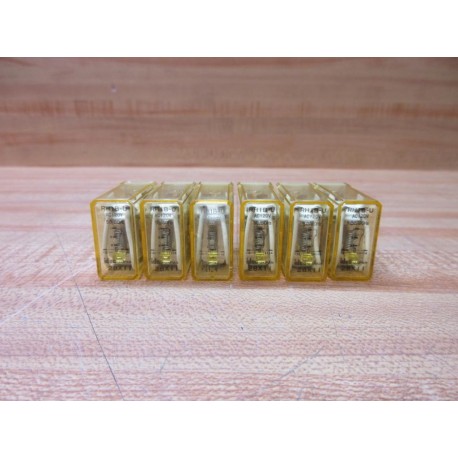 IDEC RH1B-U AC120V Relay RHIBUAC120V (Pack of 6) - New No Box