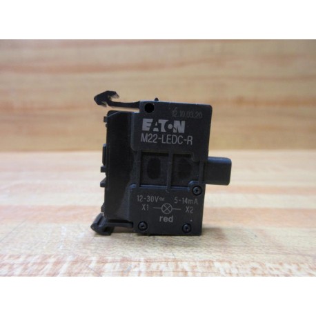 Eaton M22-LEDC-R Moeller LED Light Unit M22LEDCR WOut Bulb - New No Box