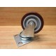 Generic 4X1.5 Caster Wheel 4X1-12 Red, Swivel Plate WBrake - New No Box
