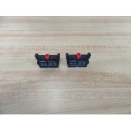 Gaoqiao LA115-A Contact Block Gqele LA115A LA115-A-01 (Pack of 2)