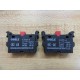 Gaoqiao LA115-A Contact Block Gqele LA115A LA115-A-01 (Pack of 2)