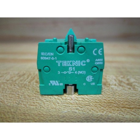 Teknic S1 Contact Block - New No Box