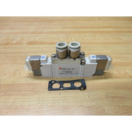 SMC SY5220-5LZ-C8 Solenoid Valve SY52205LZC8 - New No Box
