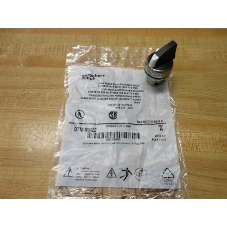 Sprecher & Schuh D7M-SM22 Selector Switch D7MSM22