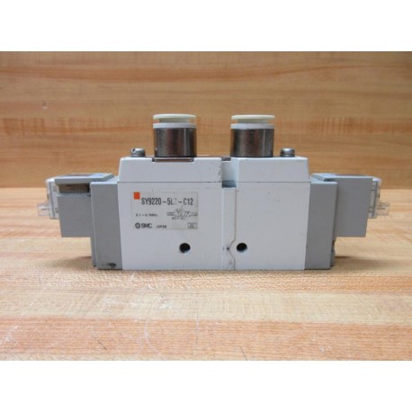 SMC SY9220-5LZ-C12 Double Solenoid Valve - Used