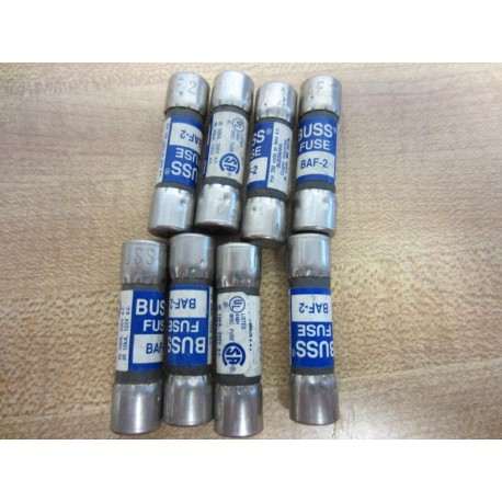 Buss BAF-2 Bussmann Fuse Cross Ref 6F160 (Pack of 8) - New No Box