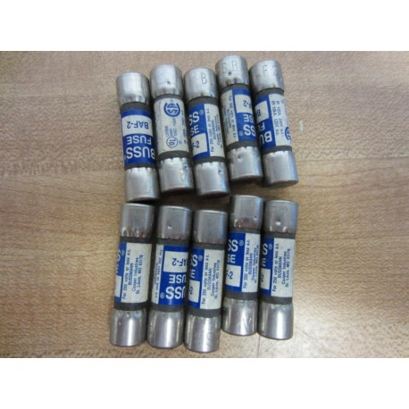 Buss BAF-2 Bussmann Fuse Cross Ref 6F160 (Pack of 10) - New No Box