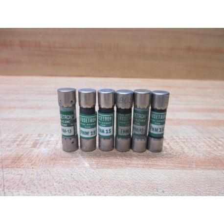 Buss FNM-15 Bussmann Fuse Cross Ref 1CT81 (Pack of 6) - Used