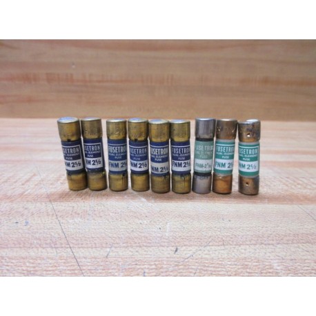 Buss FNM-2-12 Bussmann Fuse Cross Ref 6F179 (Pack of 9) - Used