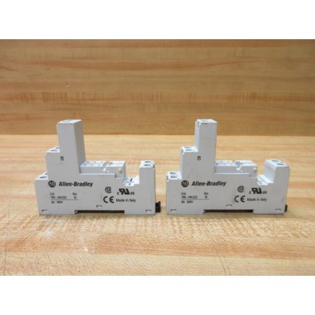 Allen Bradley 700-HN222 Relay Socket 700HN222 WO Clip (Pack of 2) - New No Box