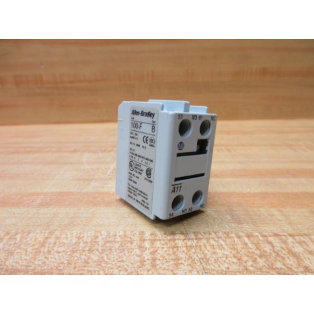 Allen Bradley 100-FA11 Auxiliary Contact 100FA11 Series B - Used