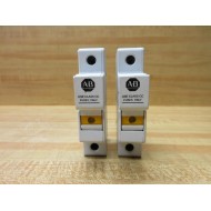 Allen Bradley 1492-FB1C30-L Fuse Holder 1492FB1C30L Series A (Pack of 2) - Used
