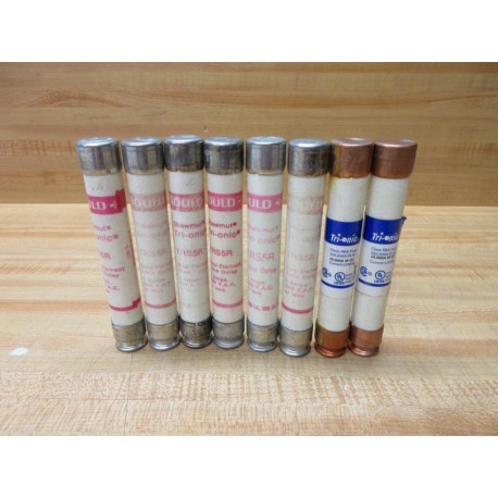 Gould Shawmut Ferraz Mersen TRS5R Fuse Cross Ref 4YZK3 (Pack of 8) - Used