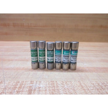 Bussmann FNM-2-810 Time-Delay Fuse FNM2810 (Pack of 6) - New No Box
