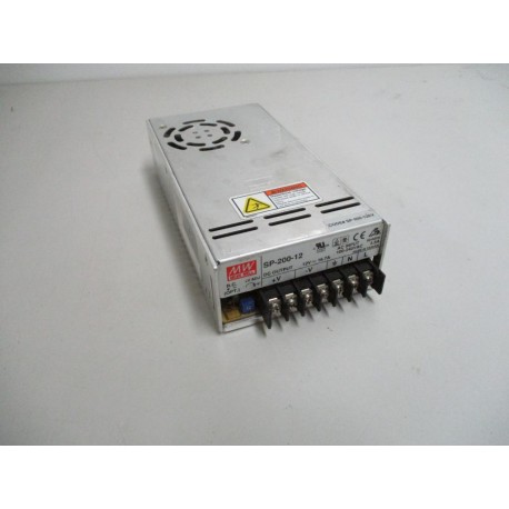 Mean Well SP-200-12 Power Supply SP20012 - Used