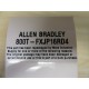 Allen Bradley 800T-FXJP16RD4 Push Pull Switch