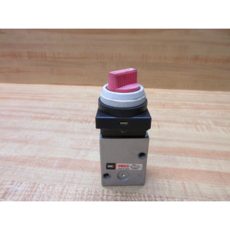 SMC VM23 Mechanical Valve WRed Knob - Used