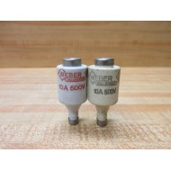 Weber 10A 500V Kema Keur Bottle Fuse (Pack of 2) - New No Box