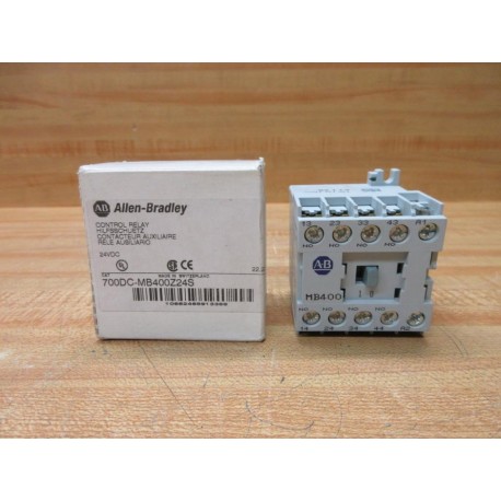 Allen Bradley 700DC-MB400Z24S Control Relay 700DC-MB400