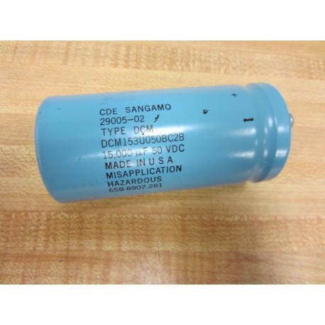 CDE Sangamo 29005-02 Capacitor DCM153U050BC2B - Used