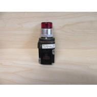 Allen Bradley 800T-NX697 Push Button 800T-NX697R Red - Used