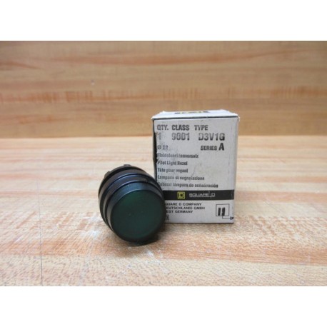 Square D 9001-D3V1G Pilot Light Bezel 9001D3V1G