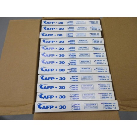 Airflow Products AFP2000 Pleated Filter 16x20x2 (Pack of 12)