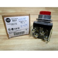 Allen Bradley 800T-B6A Push Button 800TB6A Series T-WO Hardware Red