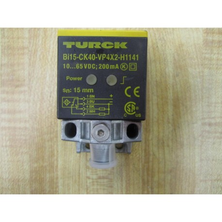 Turck BI15-CK40-VP4X2-H1141 Sensor BI15CK40VP4X2H1141 - New No Box