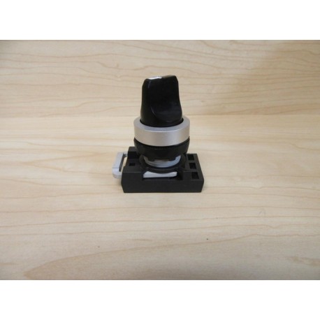 ABB 1SFA611201R2006 Selector Switch M2SS2-20B Silver Painted Bezel