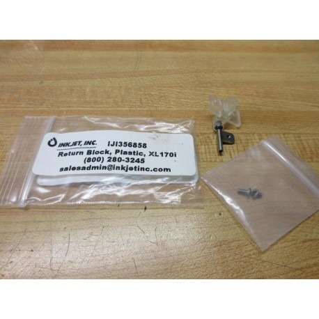 VideoJet IJI356858 Inkjet Return Block 356858 missing metal piece