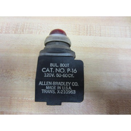 Allen Bradley X-210963 Switch 800T-P16 - Used