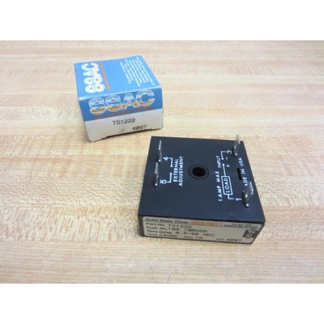 SSAC TS1222 Solid State Time Delay 0.5-60 Sec