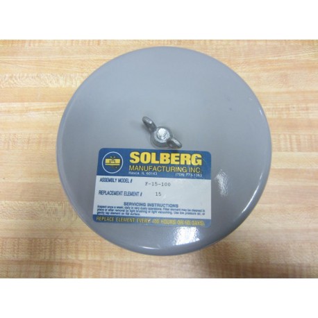 Solberg F-15-100 Compact Filter F15100 - New No Box